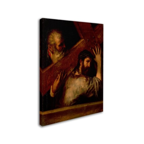 Titian 'Carrying Of The Cross' Canvas Art,35x47